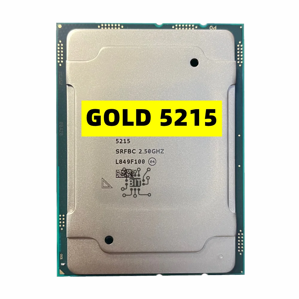   5215 SRFBC Ʈ ĳ, 2.50GHz, 13.75 MB, 10 ھ, 20 , 85W, LGA3647 CPU μ, GOLD5215,  